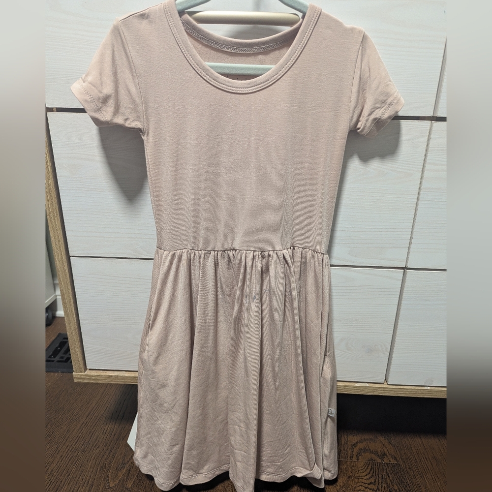 Bamboo Pink Twirl Dress